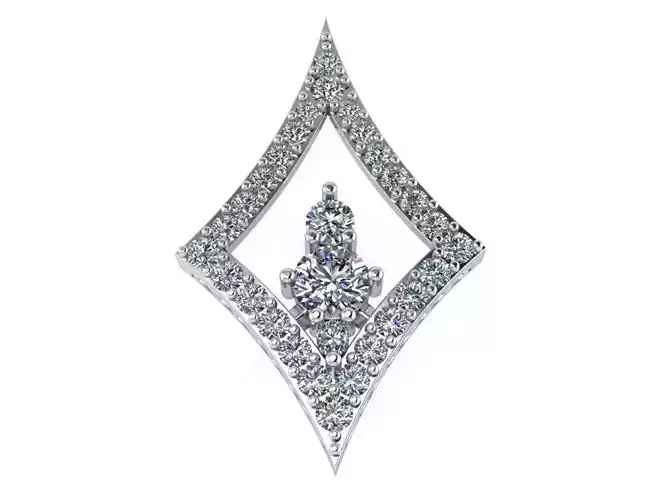 Dressy pendant 2253 3D print model 