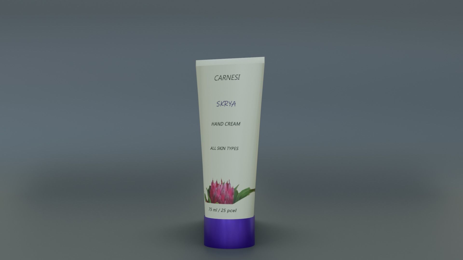 Cosmetic bottle Free low-poly 3D model_2