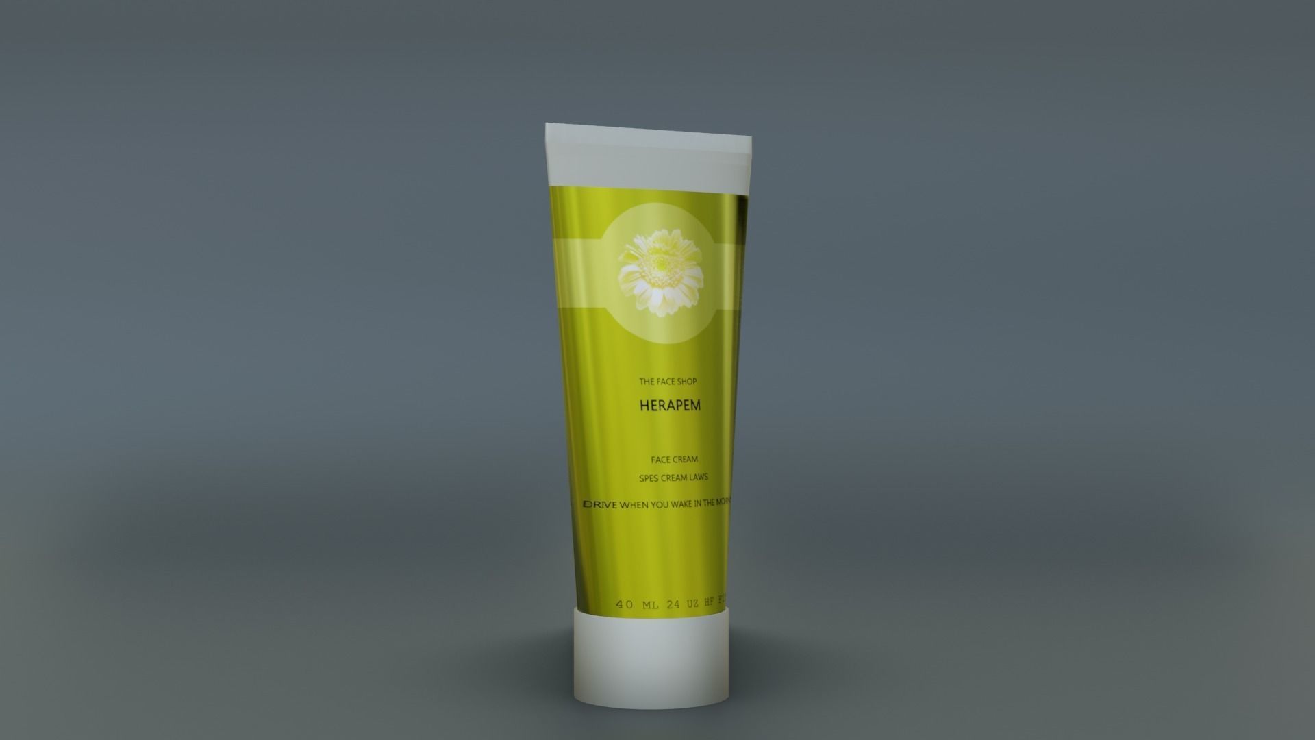 Cosmetic bottle Free low-poly 3D model_4