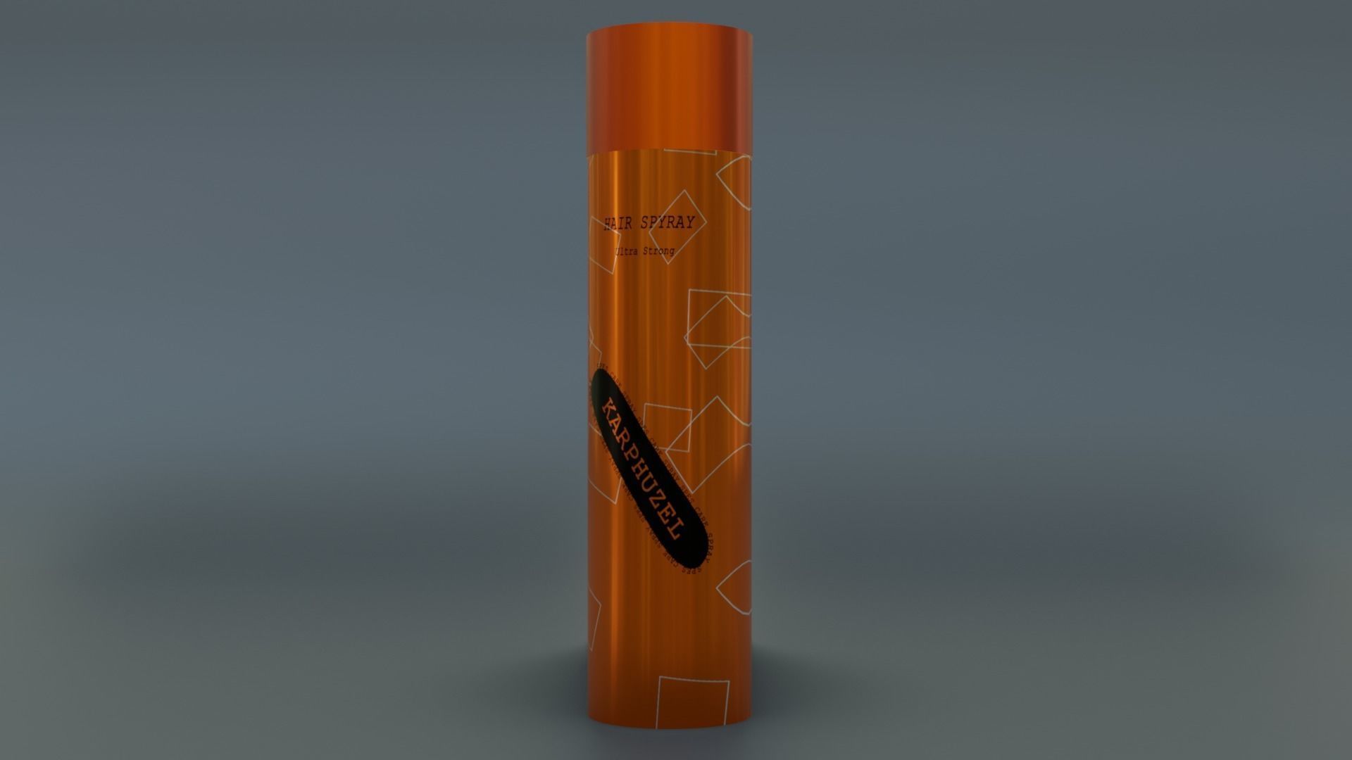 Cosmetic bottle Free low-poly 3D model_7
