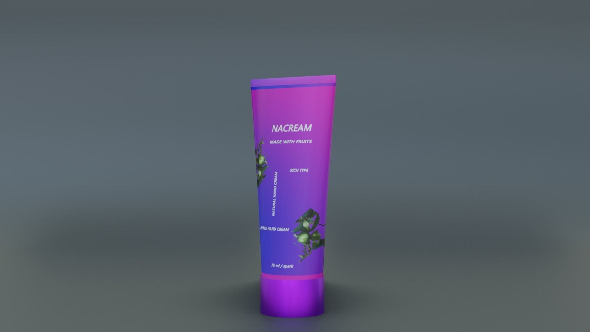 Cosmetic bottle Free low-poly 3D model_3