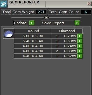 Helix pear stone ring 2255 3D print model  3D print model_8