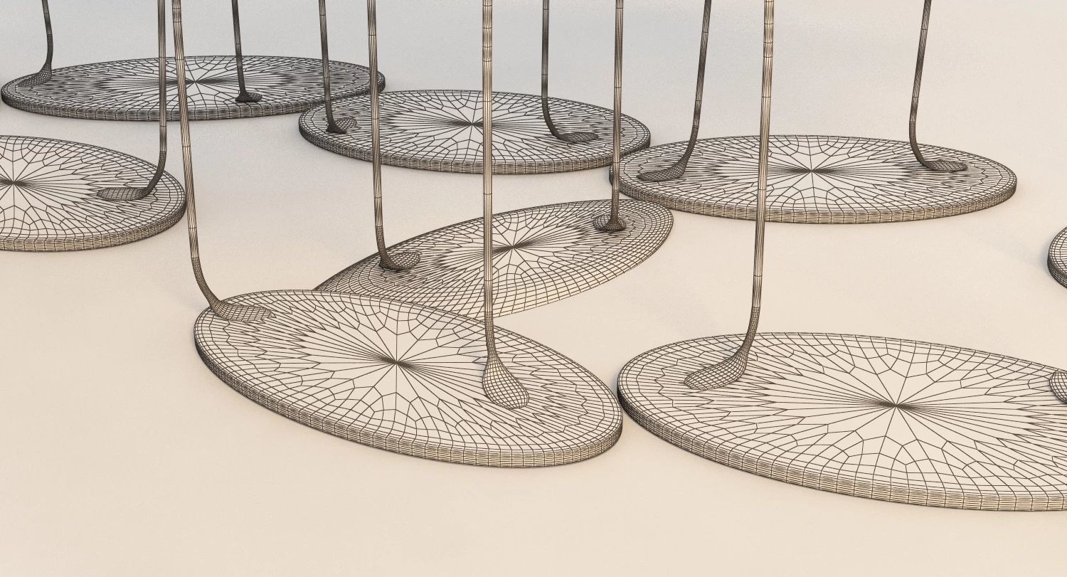 Fillo Long Table 3D model_7