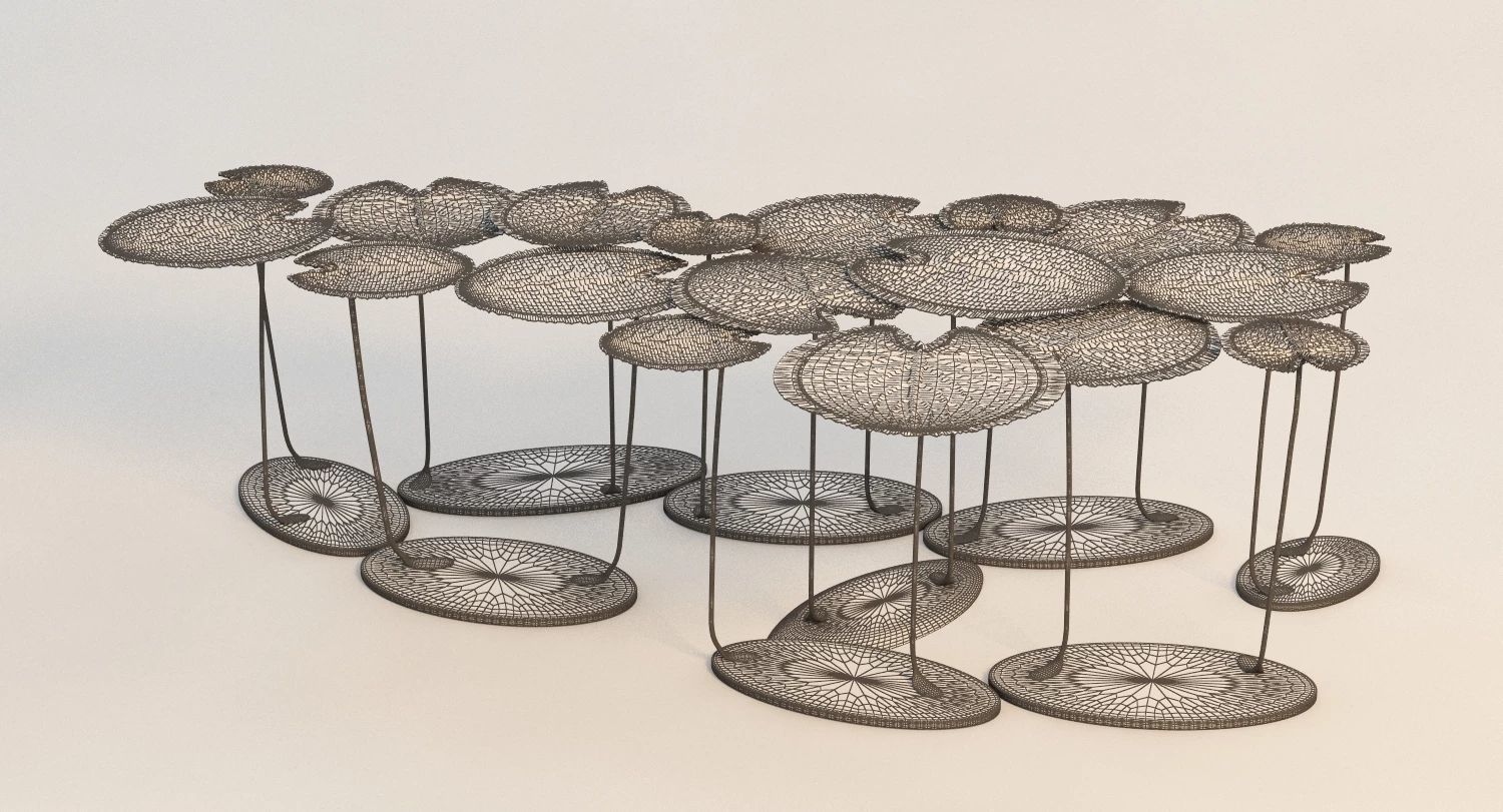 Fillo Long Table 3D model_1