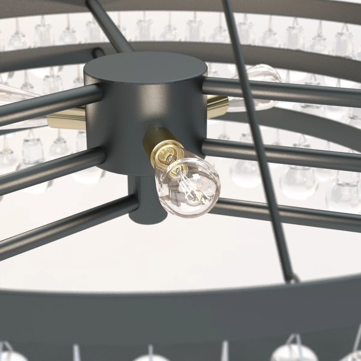 Flair Grand Chandelier 3D model_5