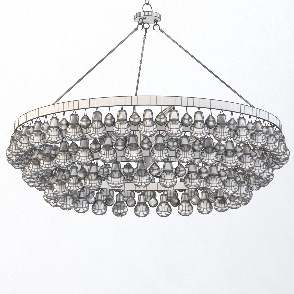 Flair Grand Chandelier 3D model_1