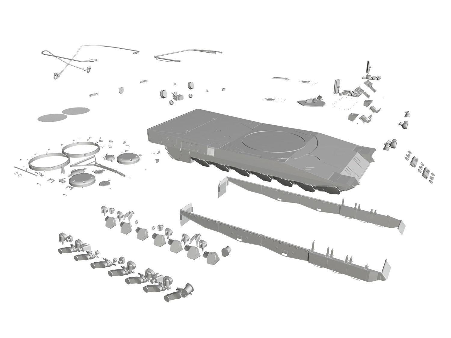 Leopard 2A4 Main Battle Tank  3D model_13
