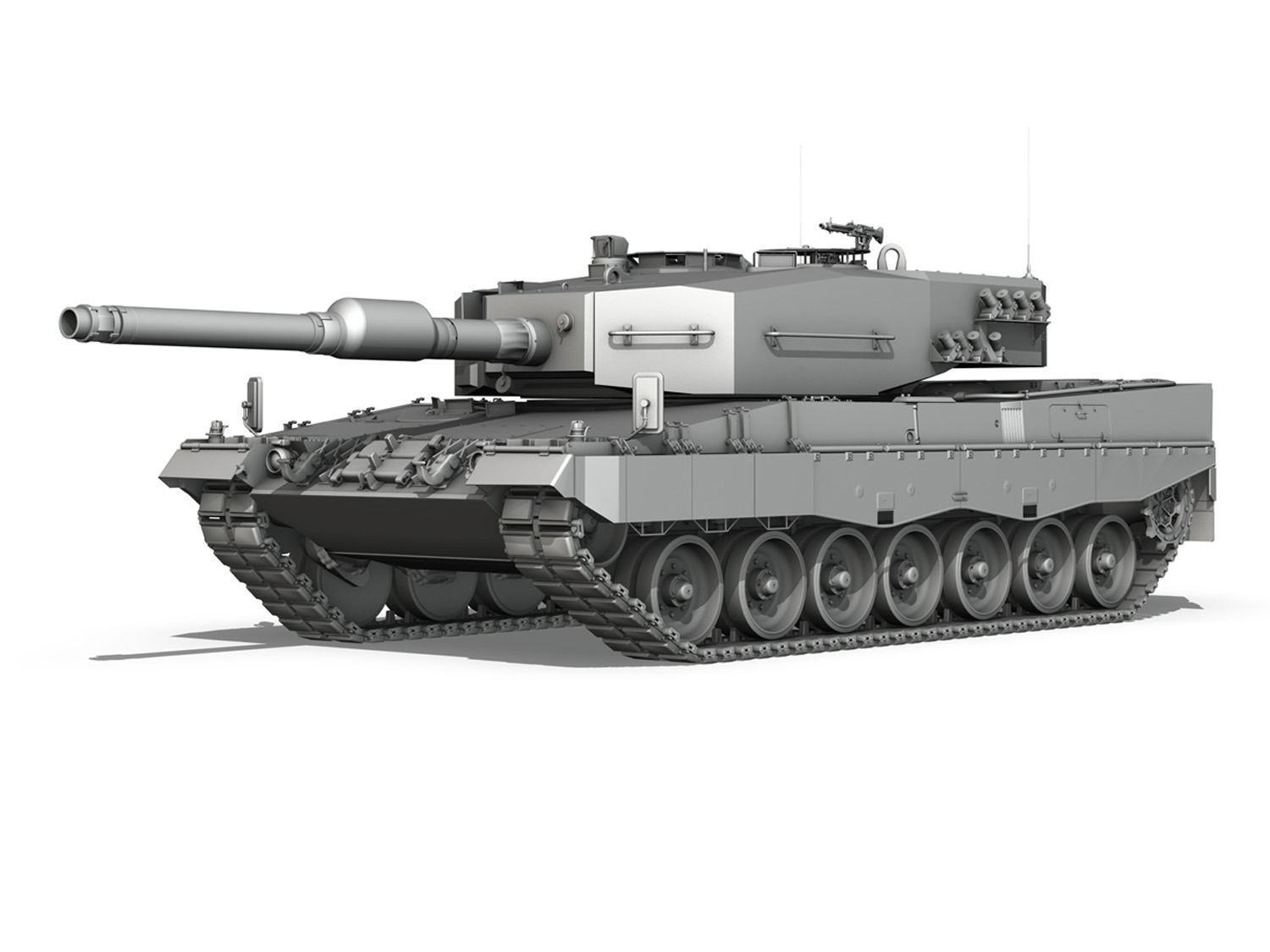 Leopard 2A4 Main Battle Tank  3D model_2