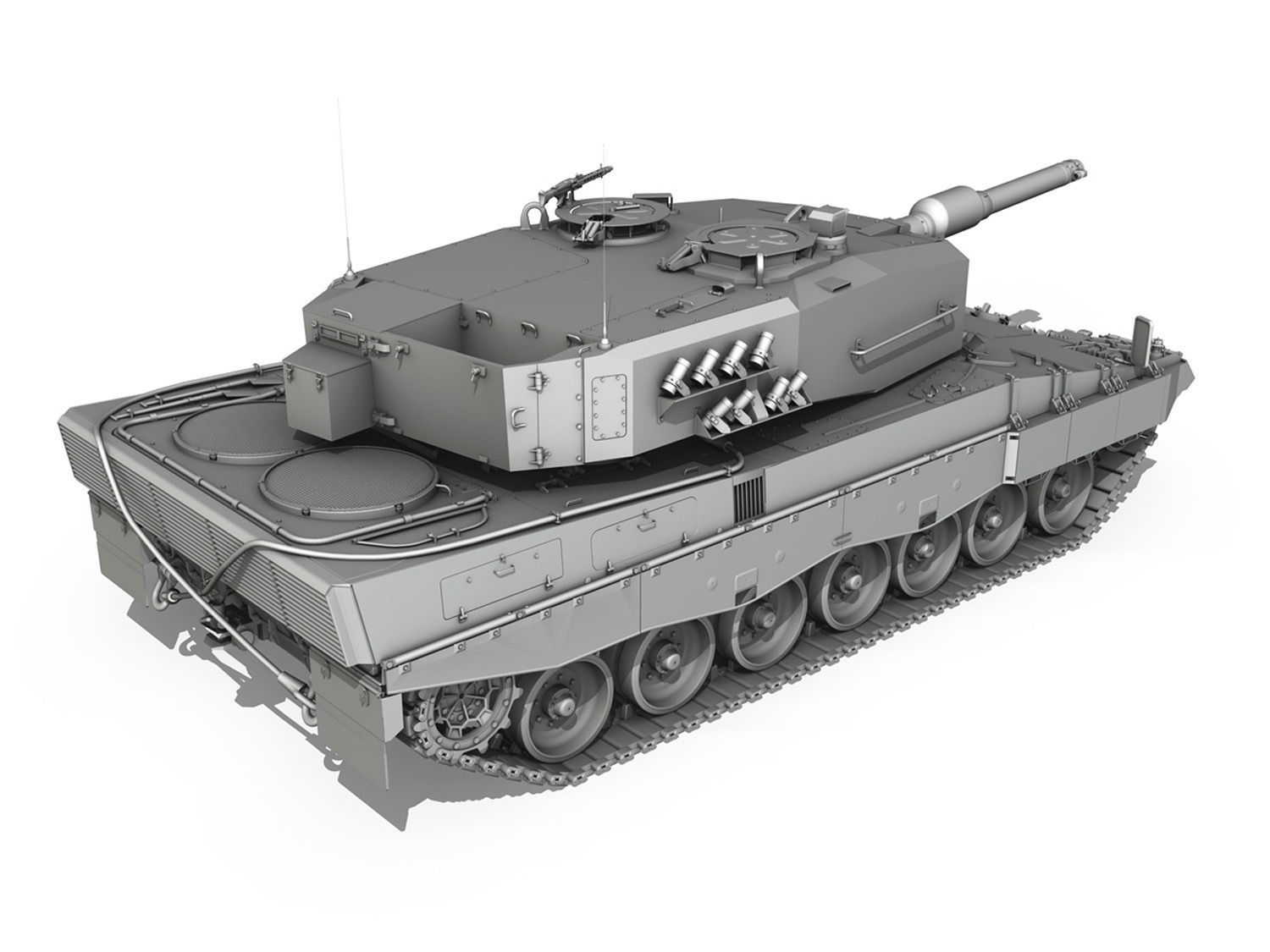 Leopard 2A4 Main Battle Tank  3D model_5