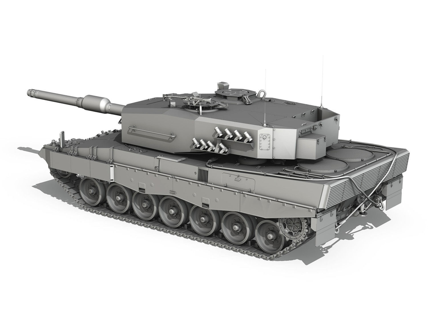 Leopard 2A4 Main Battle Tank  3D model_3