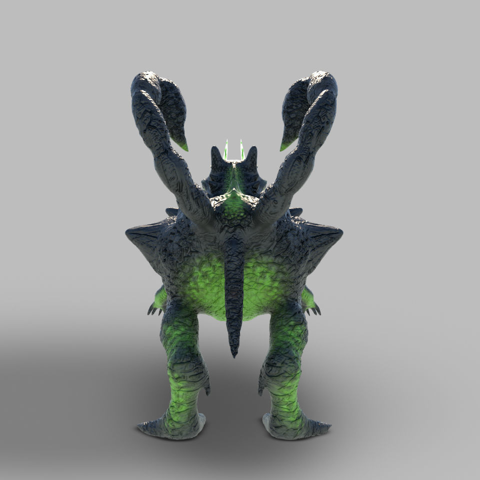 fantasy challenge Low-poly 3D model_2