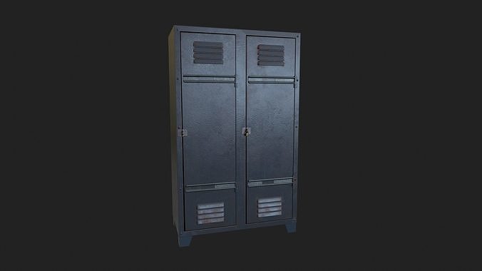 Locker Low-poly 3D model