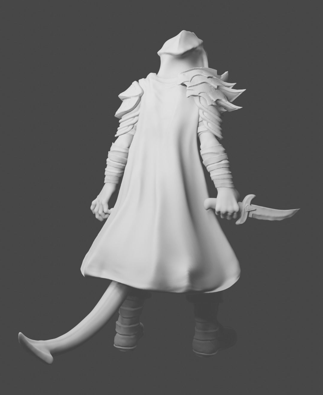 MINIATURE TIEFLING 3D print model_1