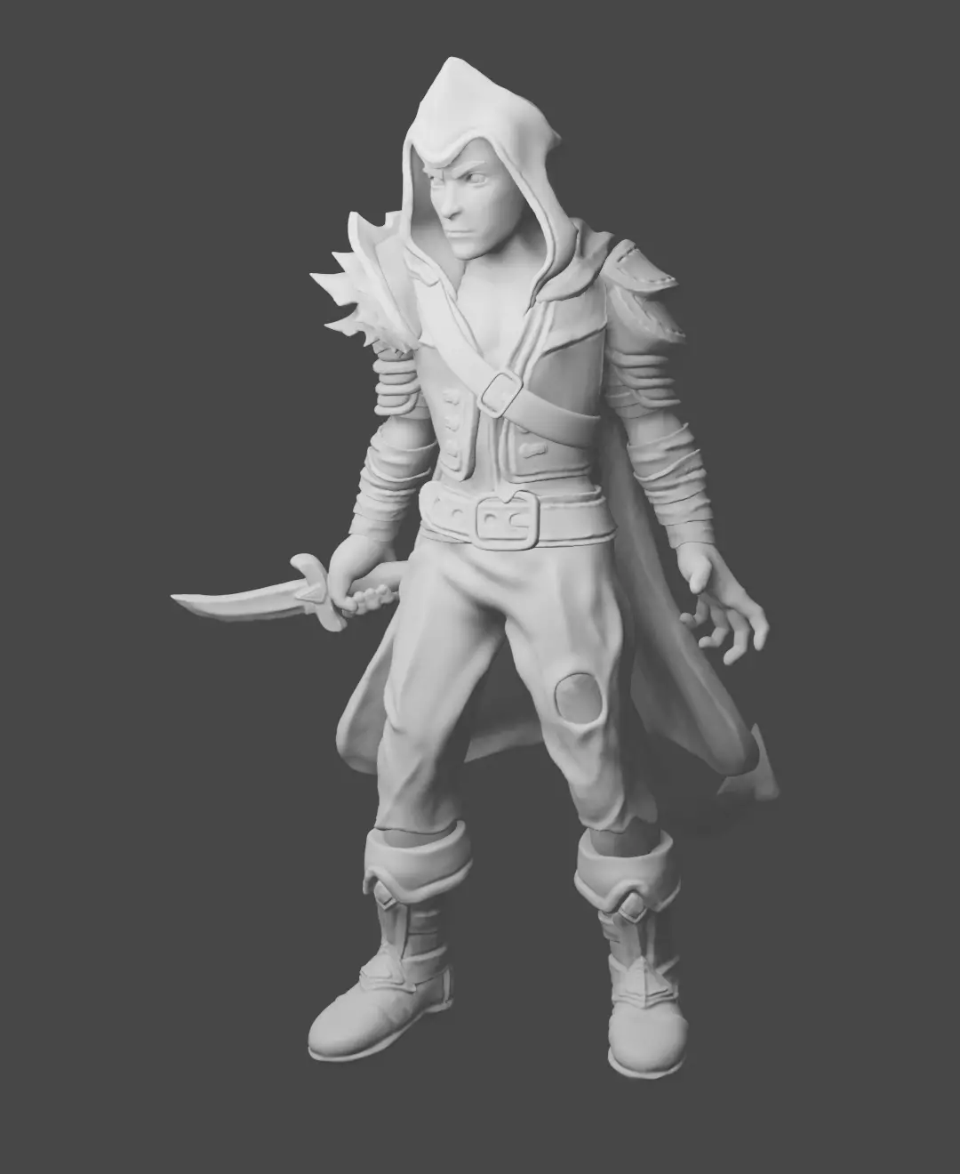 MINIATURE TIEFLING 3D print model_0
