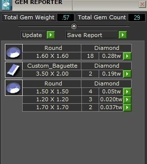 Round diamond ring 2264 3D print model 3D print model_8