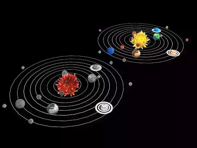 Cartoon Solar System Low-poly 3D model