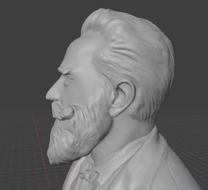 Wilhelm Rontgen 3D print model_20