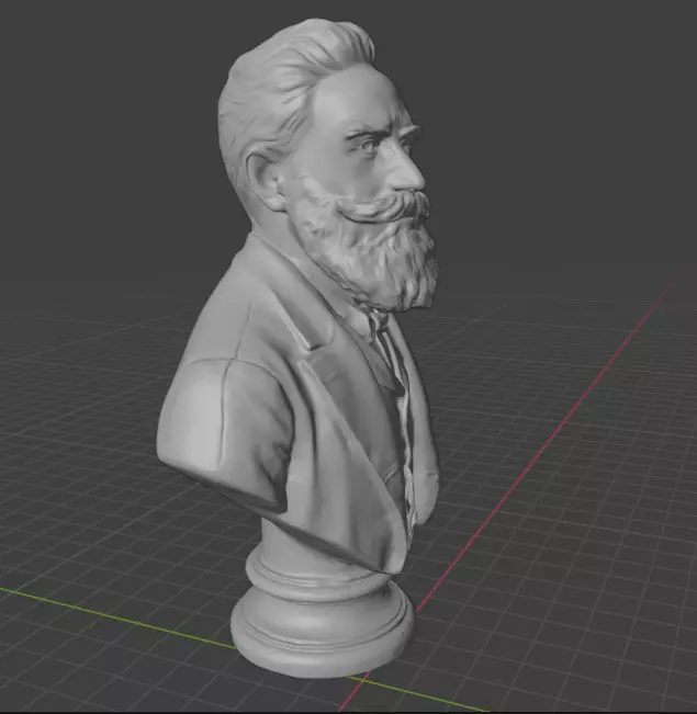 Wilhelm Rontgen 3D print model_6