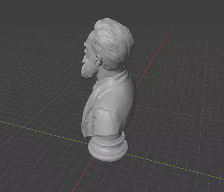 Wilhelm Rontgen 3D print model_21