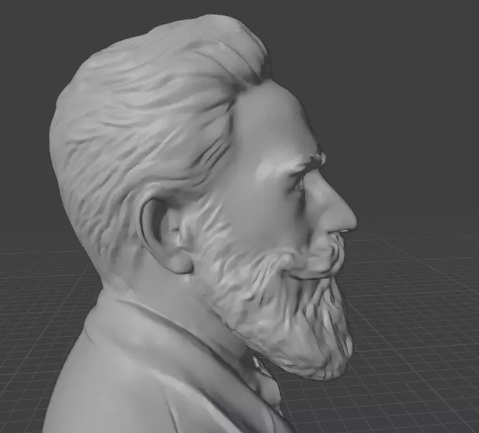 Wilhelm Rontgen 3D print model_19