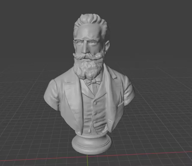 Wilhelm Rontgen 3D print model_8