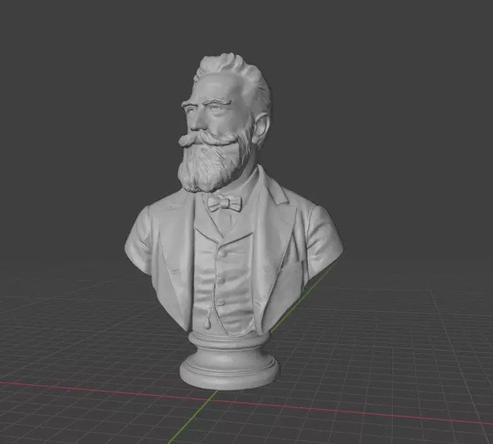 Wilhelm Rontgen 3D print model_14