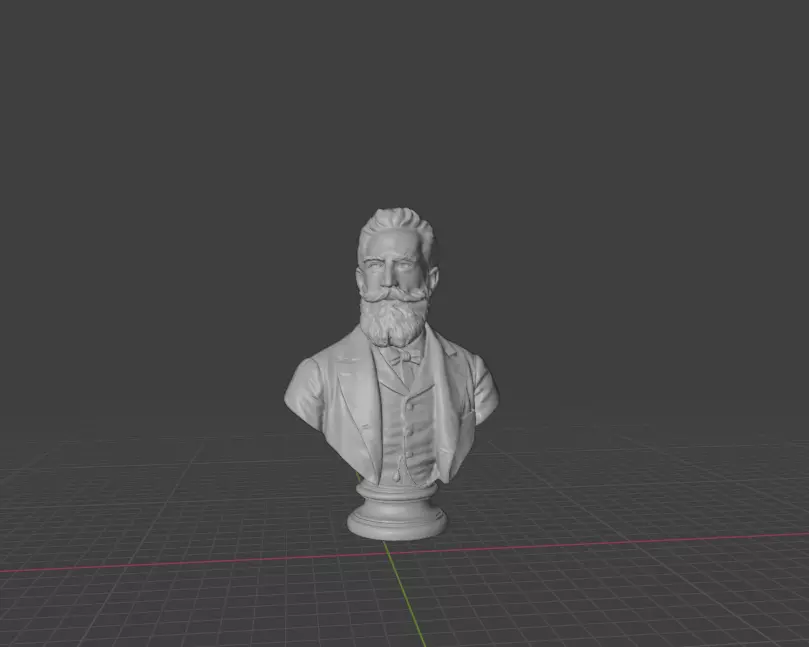 Wilhelm Rontgen 3D print model_0