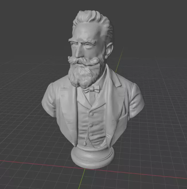 Wilhelm Rontgen 3D print model_10
