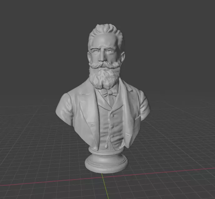 Wilhelm Rontgen 3D print model_18