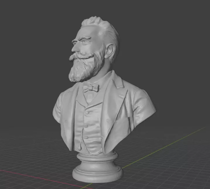 Wilhelm Rontgen 3D print model_11