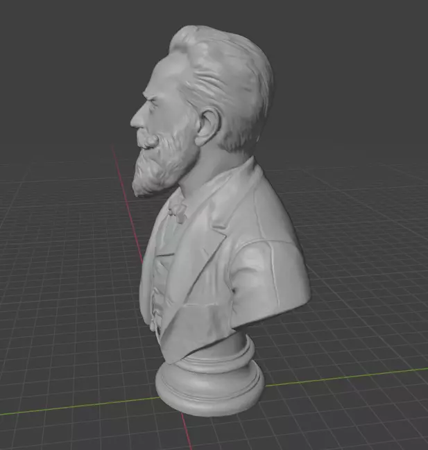 Wilhelm Rontgen 3D print model_9