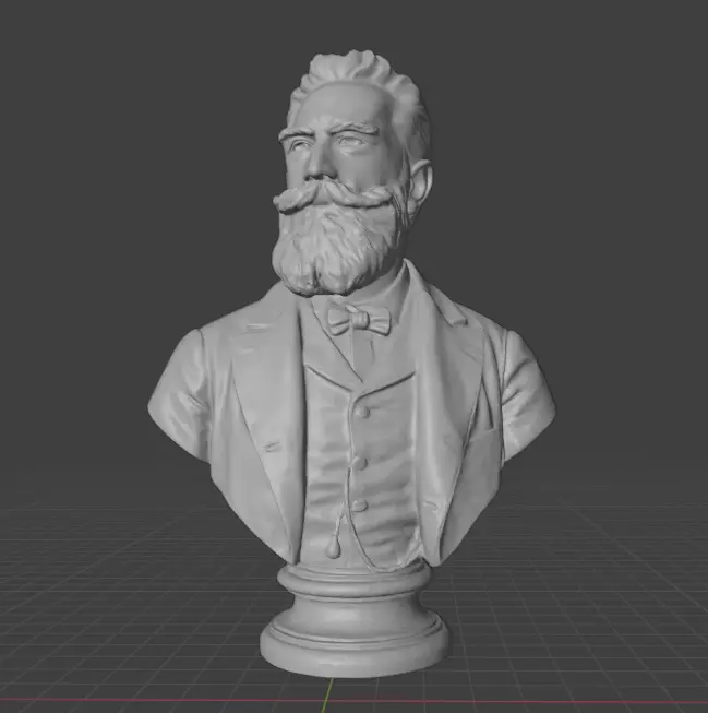 Wilhelm Rontgen 3D print model_13