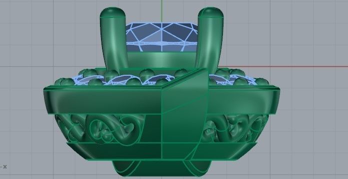 Palatial pendant 2269 3D print model 3D print model_6