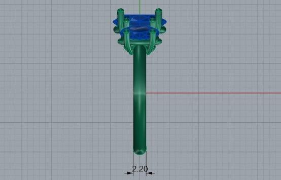 3-Stone diamond ring 2270 3D print model 3D print model_7