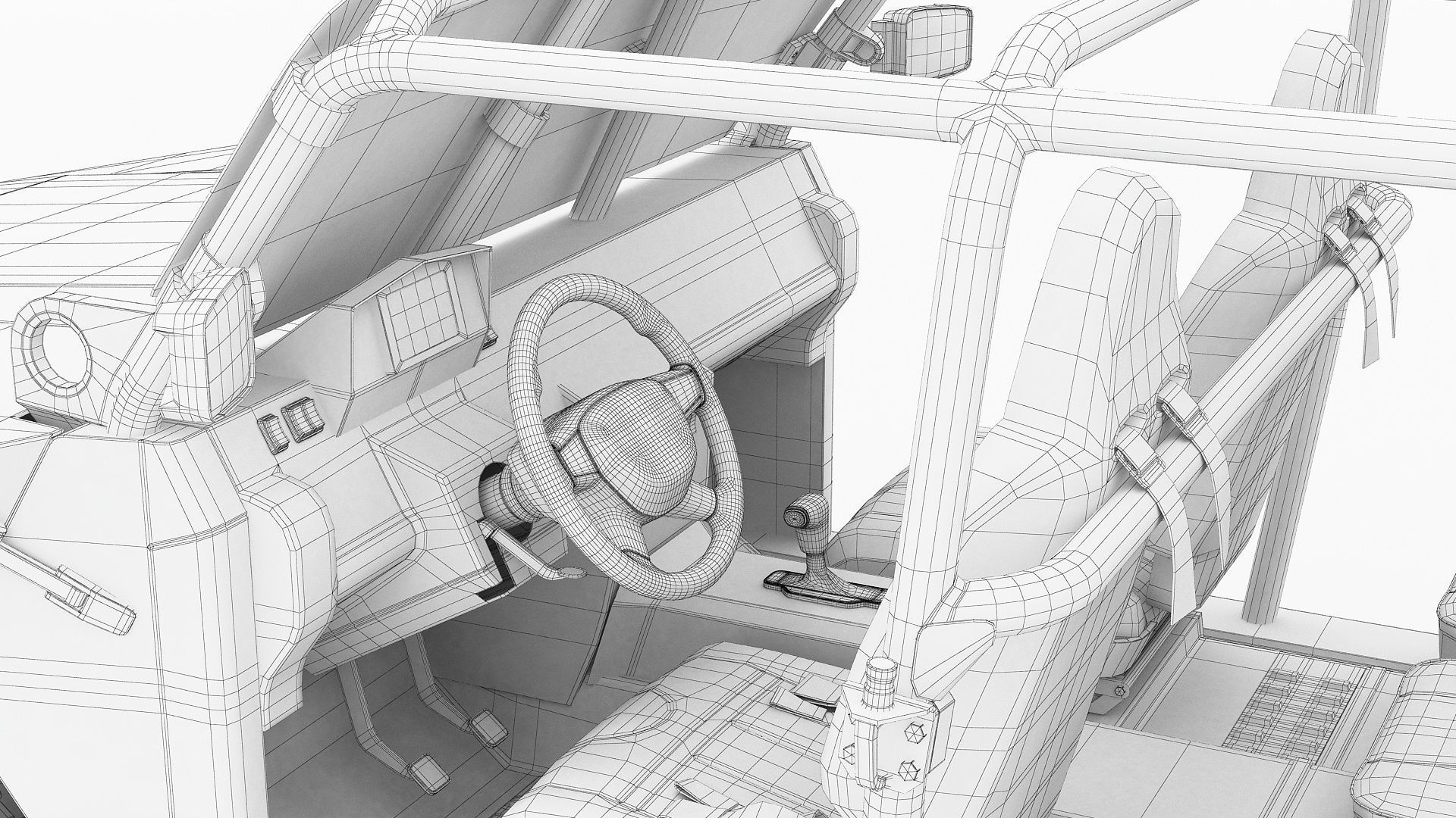 Chevy Colorado ZR2 military ISV 3D model_27