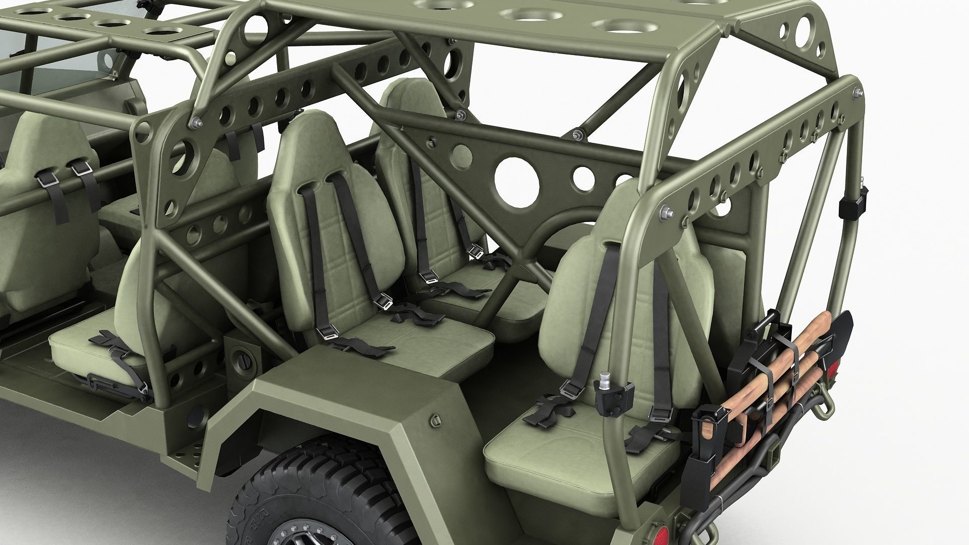 Chevy Colorado ZR2 military ISV 3D model_20