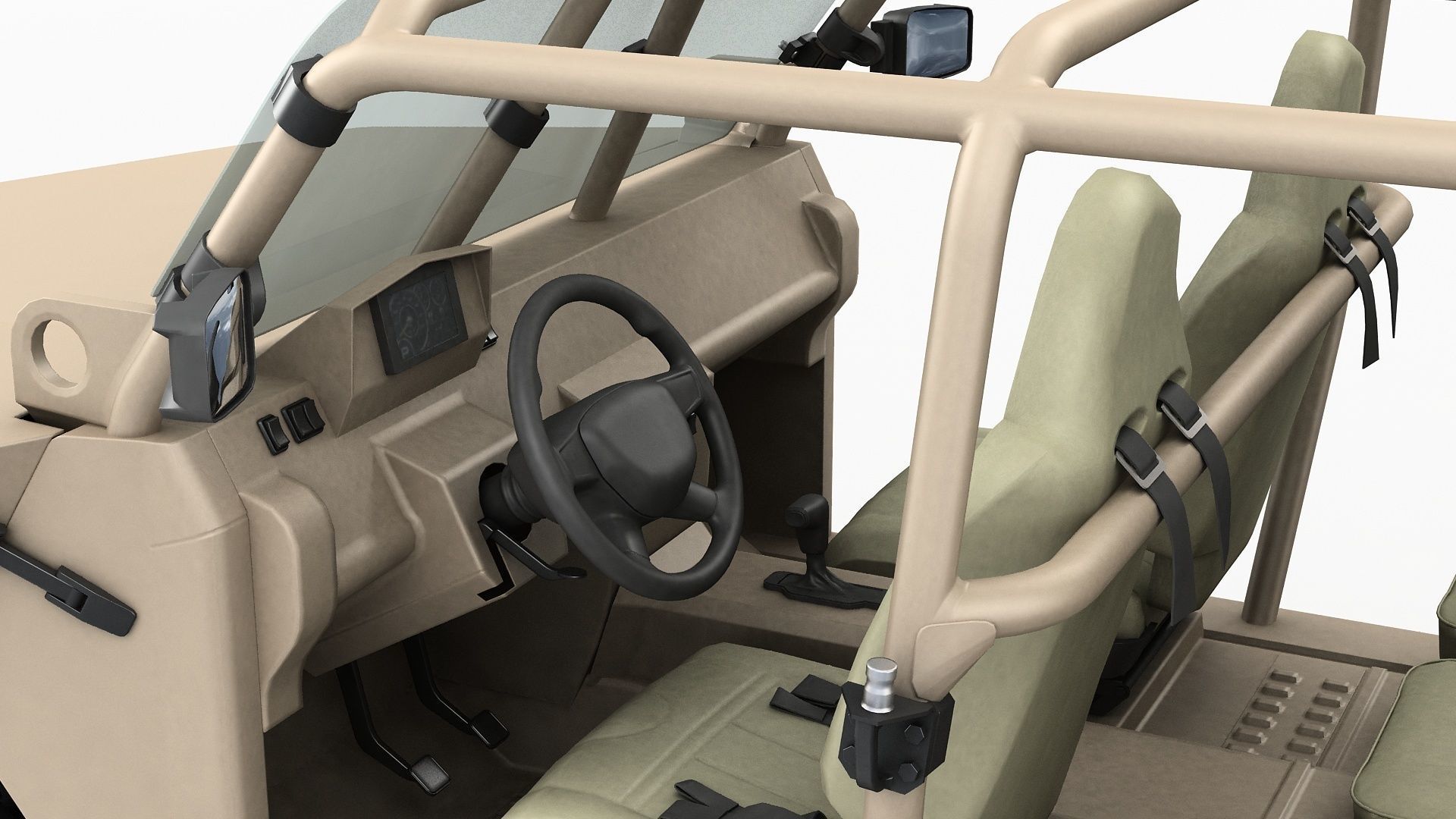 Chevy Colorado ZR2 military ISV 3D model_19