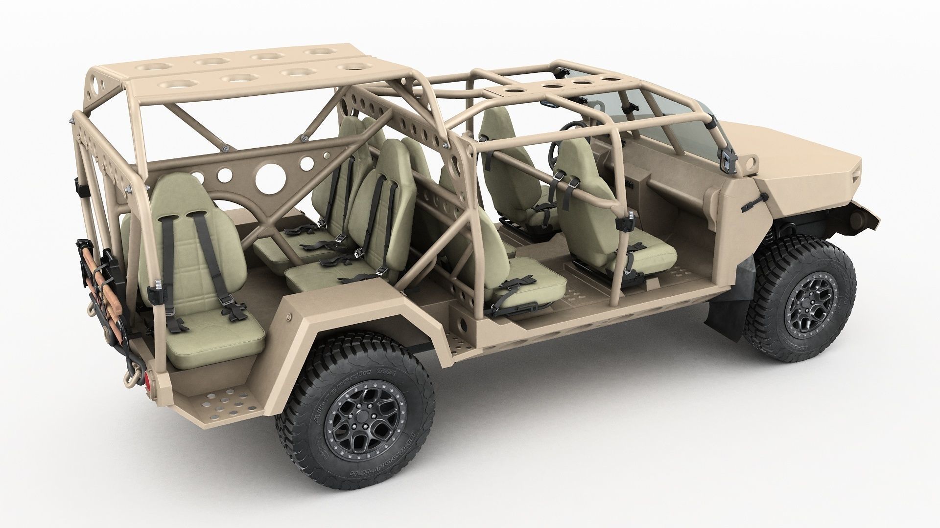 Chevy Colorado ZR2 military ISV 3D model_6