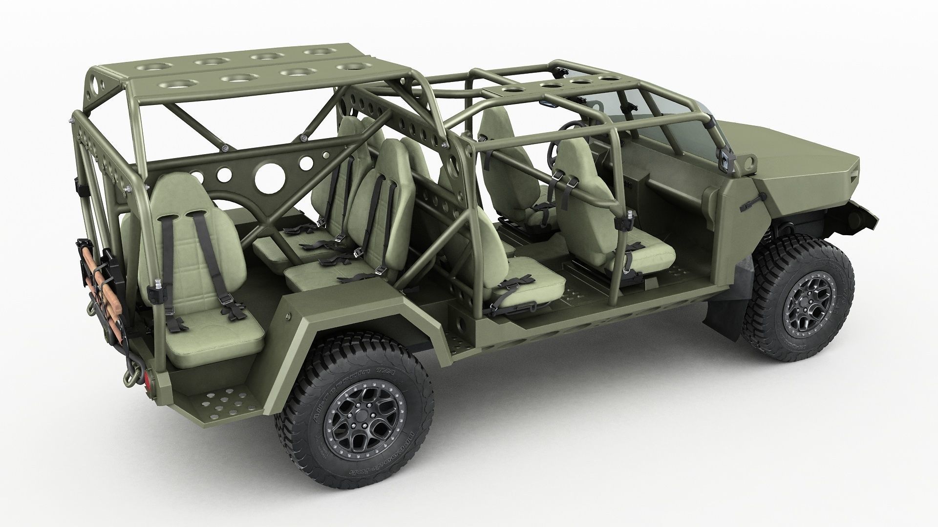 Chevy Colorado ZR2 military ISV 3D model_5