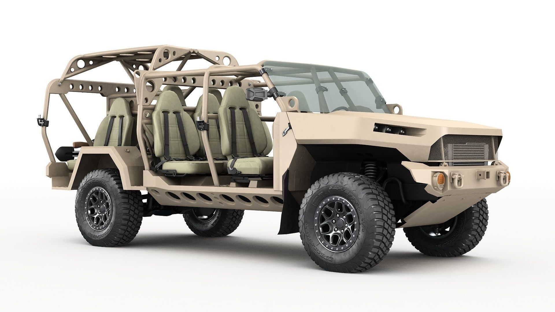 Chevy Colorado ZR2 military ISV 3D model_3