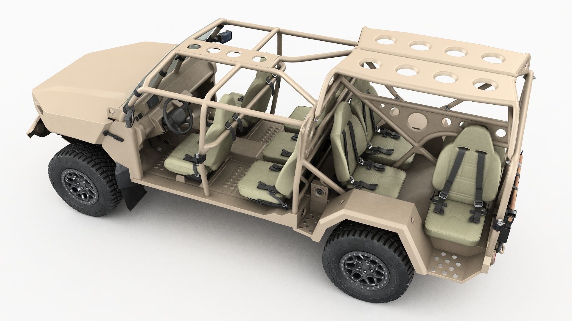 Chevy Colorado ZR2 military ISV 3D model_12