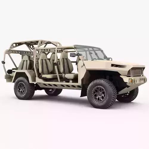 Chevy Colorado ZR2 military ISV 3D model
