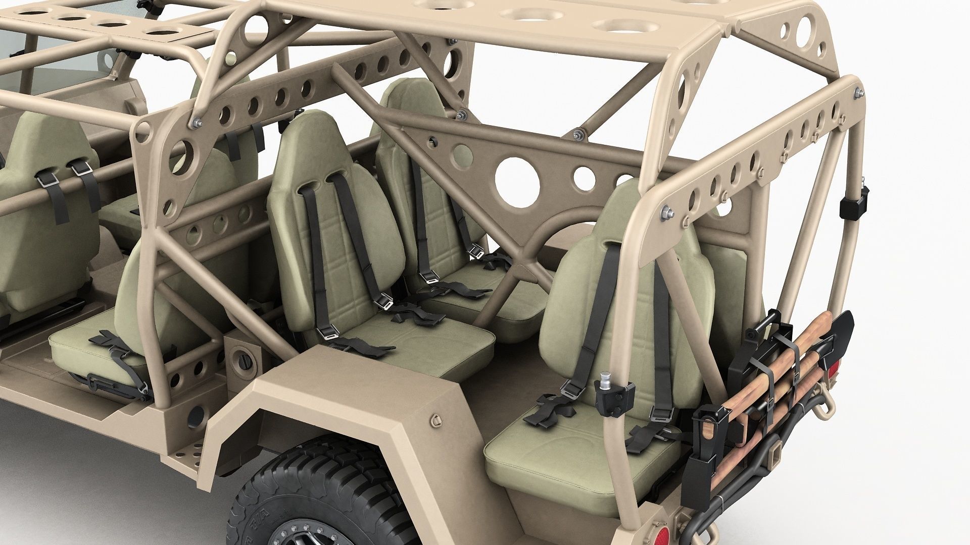 Chevy Colorado ZR2 military ISV 3D model_21