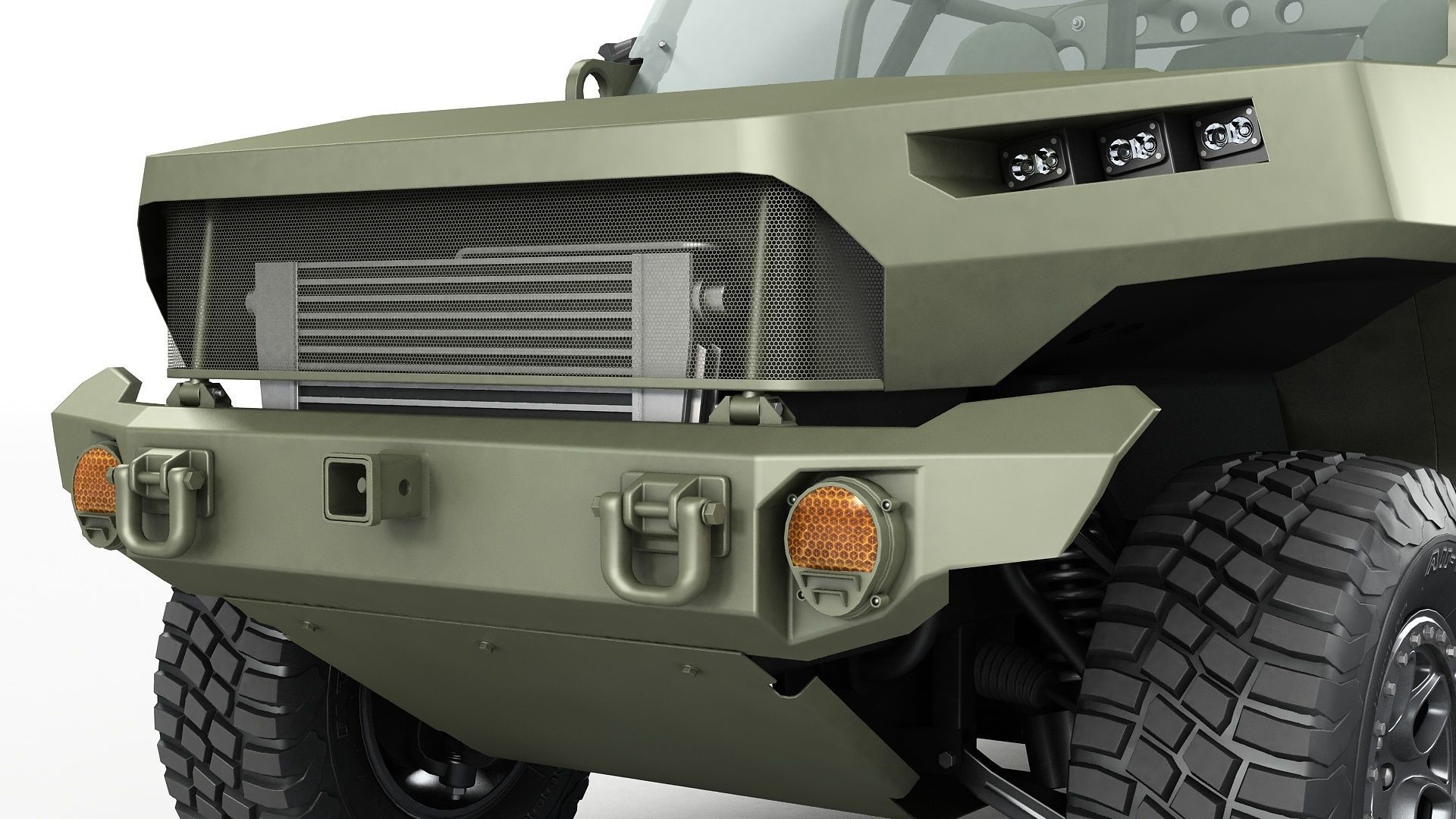Chevy Colorado ZR2 military ISV 3D model_17