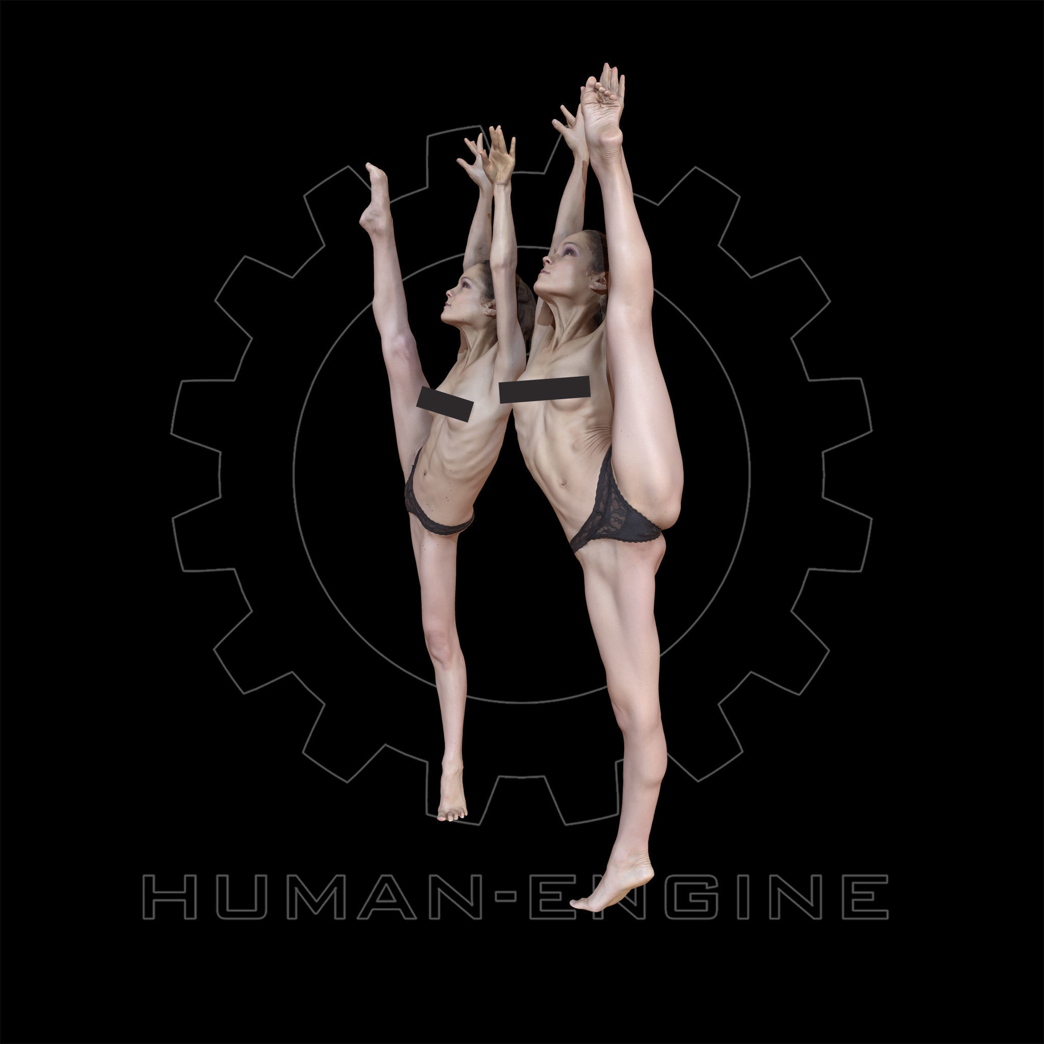 Female Scan - Sylph Ballet Poses 43-44 3D model_17