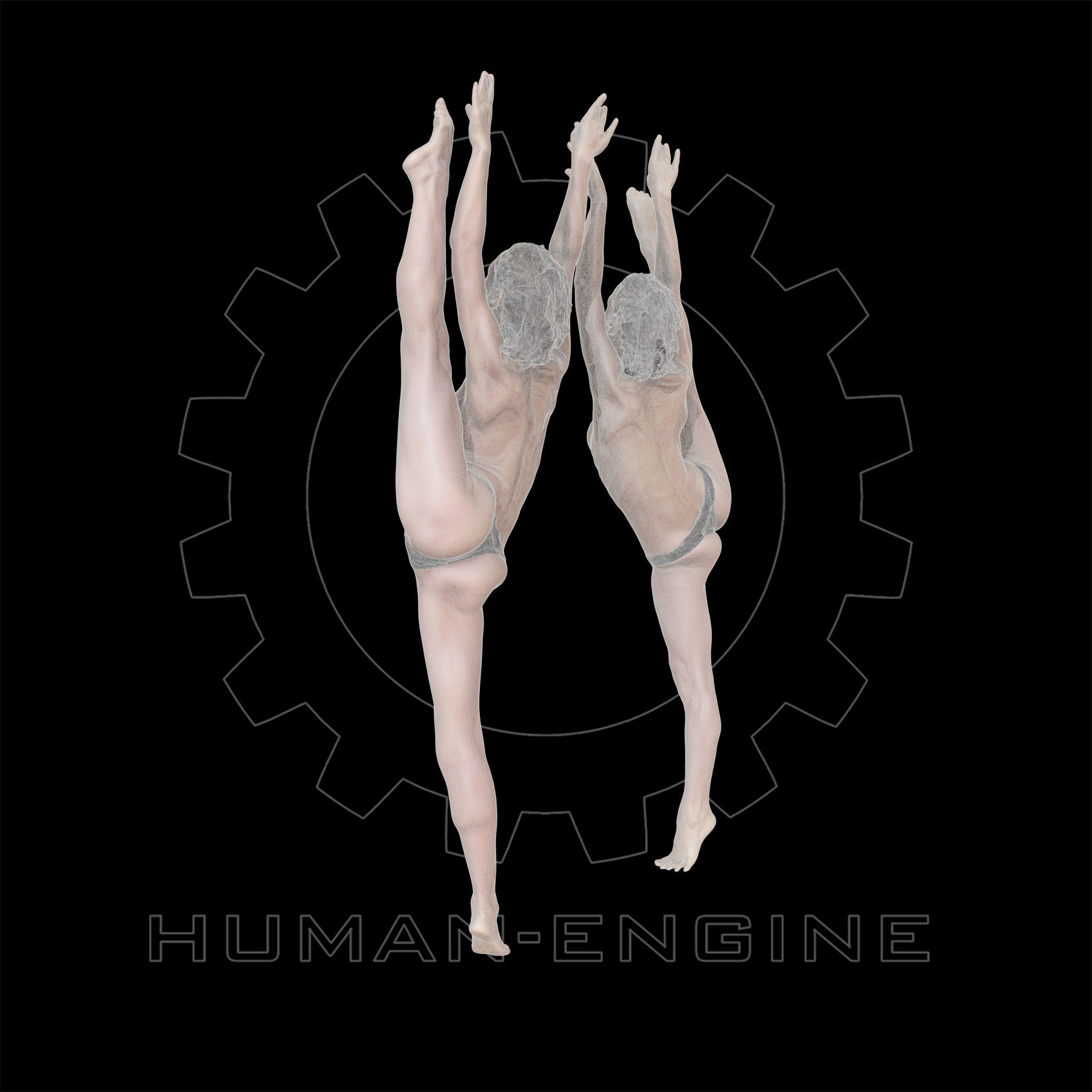 Female Scan - Sylph Ballet Poses 43-44 3D model_14