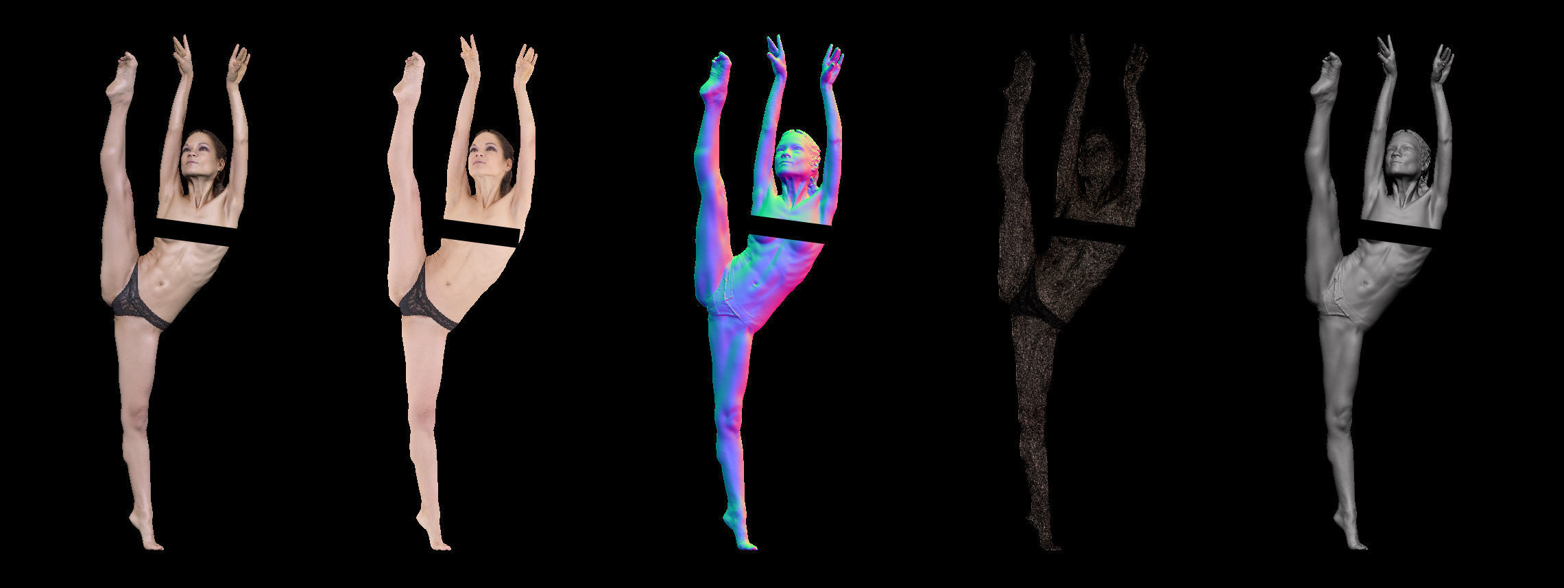 Female Scan - Sylph Ballet Poses 43-44 3D model_2
