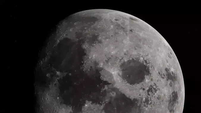 Photorealistic Moon with 27K textures 3D model