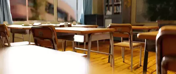 Japan Class Room 3D model