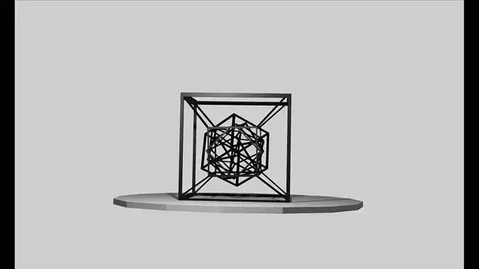 Mesh 4D CUBE Free 3D print model